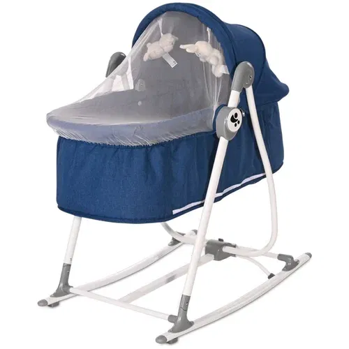 Lorelli CRADLE ALICANTE Kolijevka i Njihalica za Bebe 2u1 Blue (0-6mj/do 9kg)