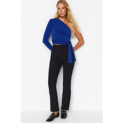 Trendyol Pants - Black - Wide leg Slike