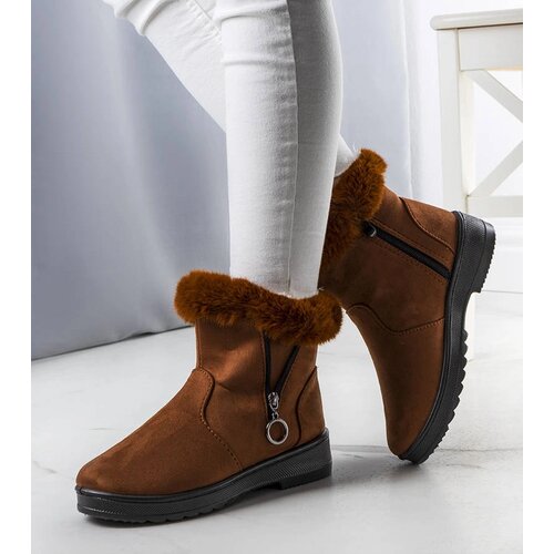 Gemre Camel insulated snow boots with zipper Katalina Cene