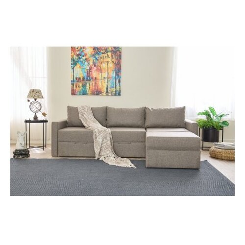Atelier Del Sofa saros - Brown Brown Corner Sofa-Bed Slike