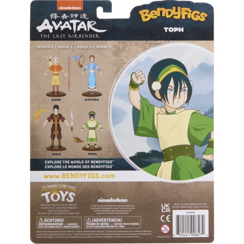 Noble Collection NICKELODEON - BENDYFIGS - TOPH Slike