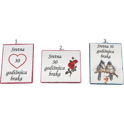  30. Godišnjica braka Š12447 Magnet Cene