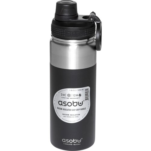 Asobu alpine flask bottle black, 0.53 l Slike