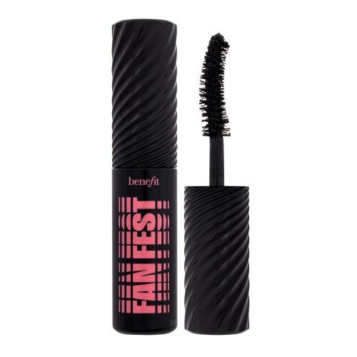 Benefit Fan Fest Fanning & Volumizing Mascara vodoodporna za volumen maskara 4 g Odtenek hyper black Cene
