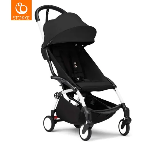 Stokke yoyo³ dječja kolica 6+ black (white frame)