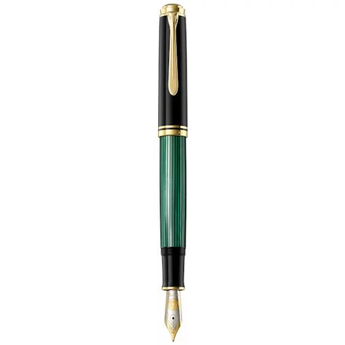 Pelikan Nalivno pero Souveran M1000 F, v darilni škatli, črno zeleno