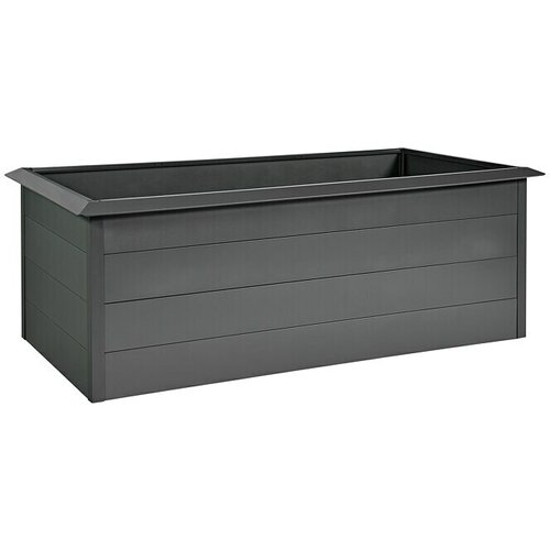 GARDOL Visoka gredica (D x &amp;Scaron; x V: 200 x 100 x 76 cm, Čelik, Antracit) Slike