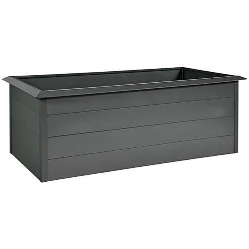 GARDOL Visoka gredica (D x Š x V: 200 x 100 x 76 cm, Čelik, Antracit)