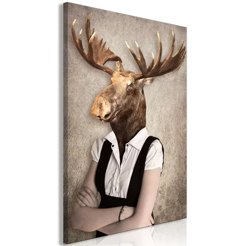  Slika - Brainy Moose (1 Part) Vertical 40x60