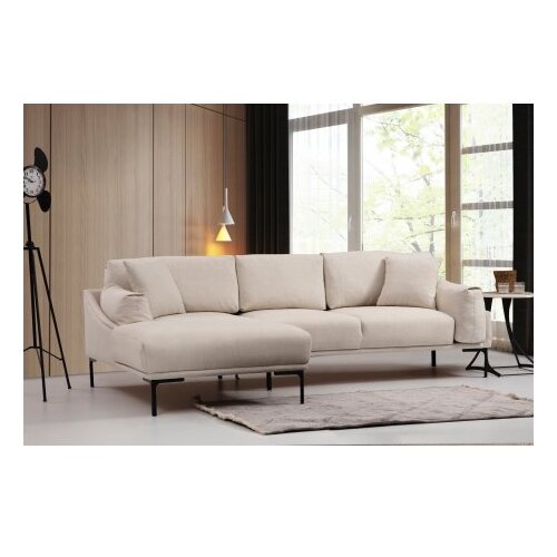 Atelier Del Sofa Svijetlo bež kutna garnitura Leo, desni kut Cijene