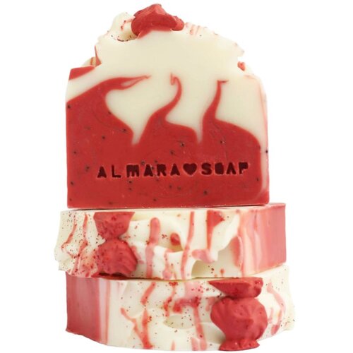 Almara Soap Fancy Strawberry &amp;amp; Cream sapun ručne izrade 100 g Slike