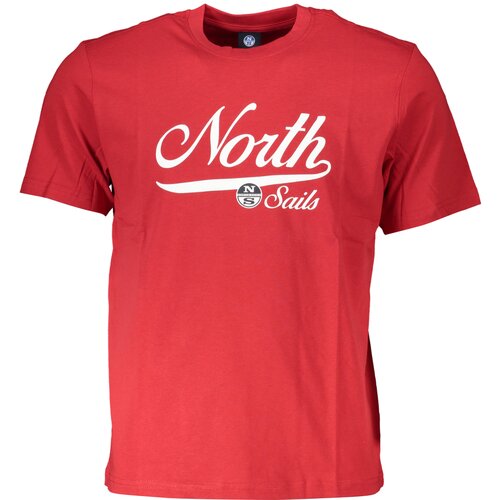 North Sails MEN&#39;S SHORT SLEEVE T-SHIRT RED Cijene