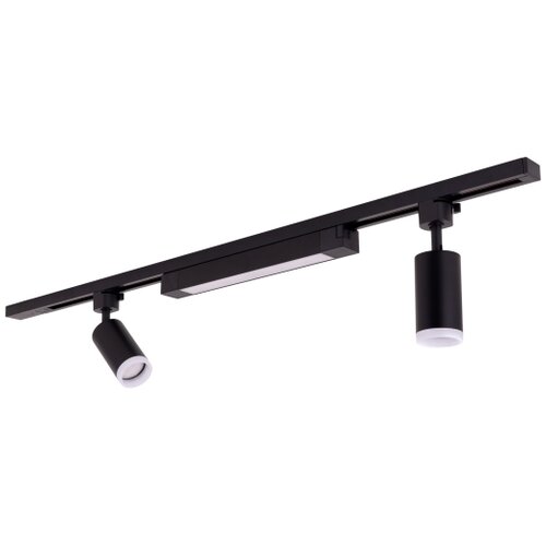 LED spot svetlo za TRACER &amp;scaron;inski sistem, 2xGU10/10W/230V + LED/20W, 1 m, crna Slike