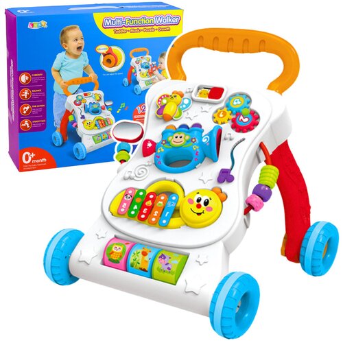  Edukativna hodalica za bebe 3u1 sa pokretnim elementima - &scaron;arena Cene