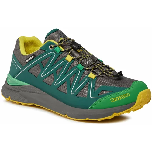 Kappa Trekking čevlji Kombat Terreno Wp 341F7KW Grey Charcoal / Green Pine A01
