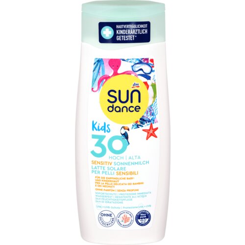 sundance sensitiv kids mleko za zaštitu od sunca za decu, SPF30 200 ml Cene