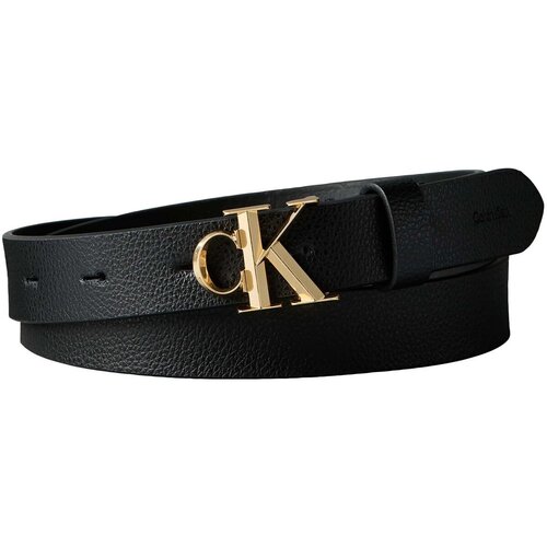 Calvin Klein Jeans Pasovi Facet Ck Buckle Pebble Strap 25M Črna Slike
