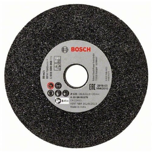 Bosch brusna ploča za ravnu brusilicu 1608600069, 125 mm, 20 mm, 24 Cene