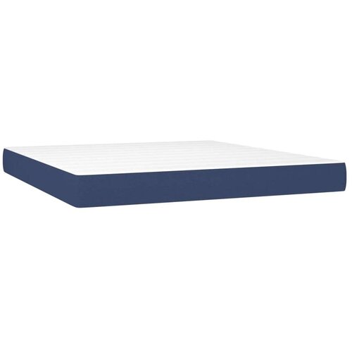 vidaXL Krevet s oprugama i madracem plavi 180x200 cm od tkanine Cijene