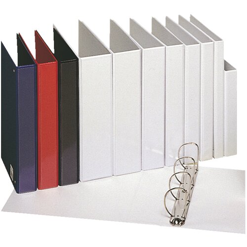 Esselte predstavitveni obroček za registrator Essentials, A4, bel, 4D obroč, (21651217) Slike
