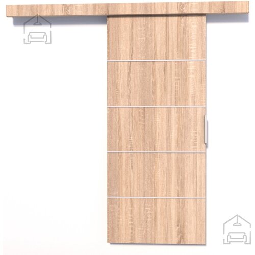 ADRK Furniture Drsna medsobna vrata Biella 86 - sonoma Slike