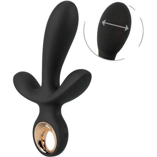 Eternal - trostruki vibrator s pumpom (crni) Cijene