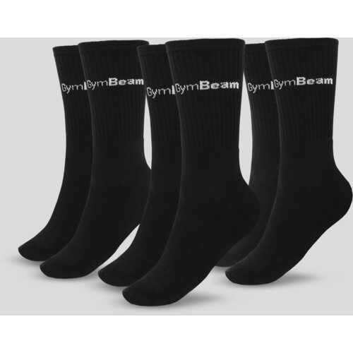 GymBeam Čarape 3/4 Socks 3Pack Black XL Cene