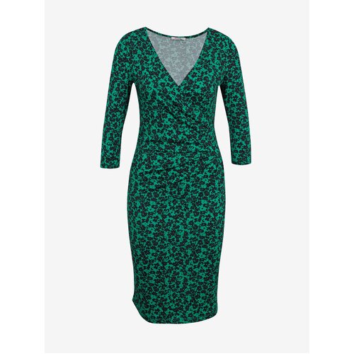 Orsay Black-Green Women Flowered Dress - Women Slike