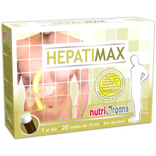 NUTRIORGANS HEPATIMAX - za zdrava jetra, dihala in prebavila