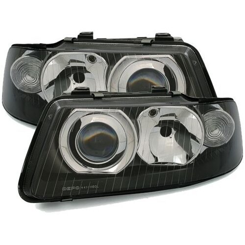 Oem Kristalni farovi Audi A3 (2000-2003), Crni Cene