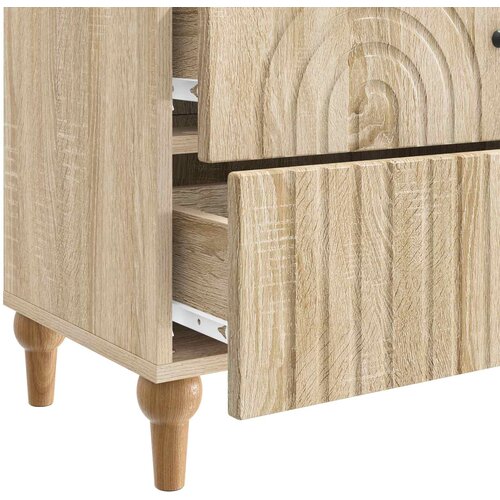  Noćni ormar Hrast sonoma 62 x 34,5 x 48 cm Konstruirano drvo Slike