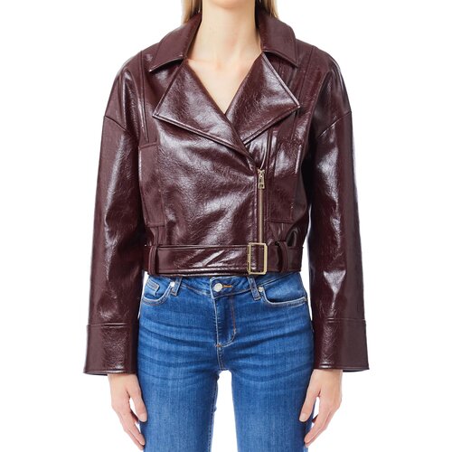 Liu Jo Usnjene jakne & Sintetične jakne UF5231E1038 Kostanjeva Cene