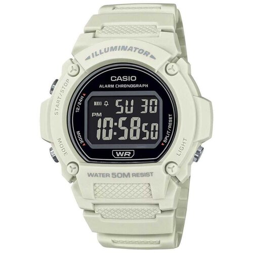 Casio muški digitalni ručni sat W-219HC-8B Slike