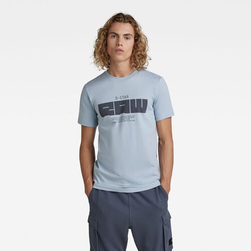 G-star T-shirt - RAW gr slim r t blue Slike
