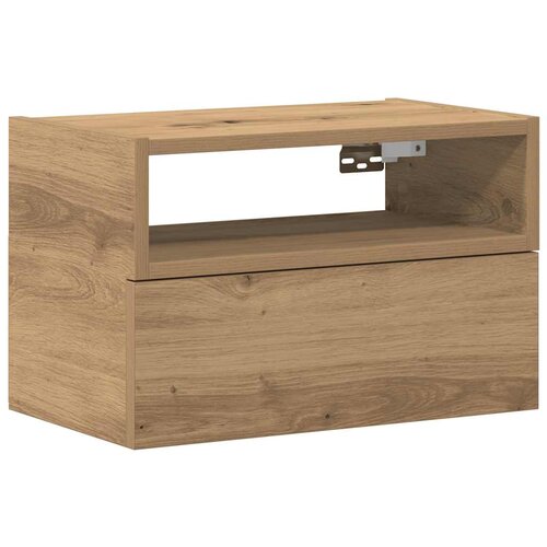 Maison Chic Stenska Nočna omarica - Nočna miza artisan hrast 45x26x28,5 cm, (21688377) Slike