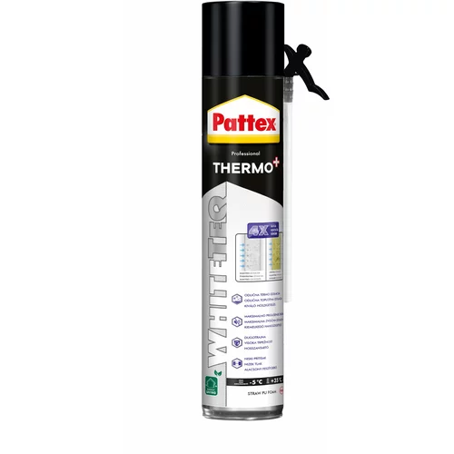 PATTEX PU montažna pjena Whiteteq STD Thermo (Bijela, 650 ml)