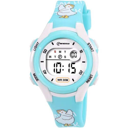 MINGRUI Dječji digitalni sat CU-41740 - Plavi / Bijeli Cene