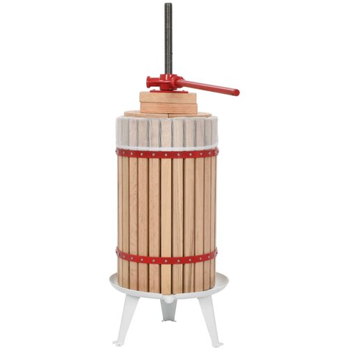 vidaXL preša za sadje in vino z vrečo iz blaga 30 l hrastovina Cene