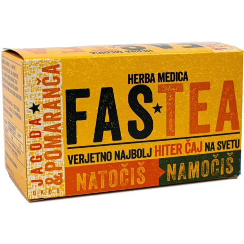 Herba Medica Fastea jagoda/pomaranča, aromatiziran sadni čaj