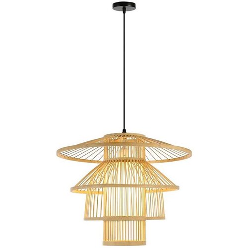  Immax 08255L - visilica na lanku PINCHOS 1xE27/40W/230V prečnika 50 cm bambus Cene