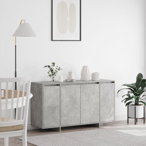 VidaXL Sideboard u betonskoj sivoj boji Betonska siva Konstruirano drvo Slike