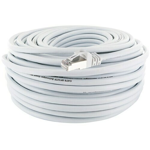 SCHWAIGER Mrežni kabel (CAT6, Duljina: 30 m, Bijele boje, RJ45 utikač, Do 1 GBit/s) Cijene