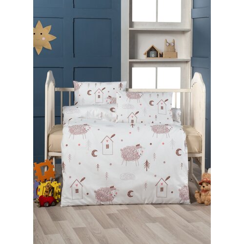 Lessentiel Maison posteljina za bebe Cloudy , 100x150cm, Bela Cene