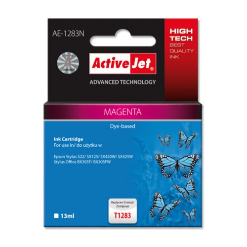 Activejet magenta črnilo Epson T1283 AE-1283N Slike