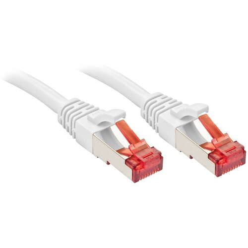 Lindy 47799 RJ45 omrežni kabel\, Patch kabel CAT 6 S/FTP 15.00 m bela 1 kos, (20419669) Cene
