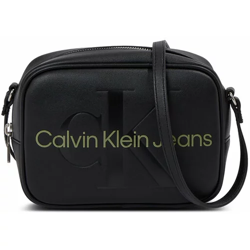 Calvin Klein Jeans Ročna torba Sculpted Camera Bag18 Mono K60K610275 Črna