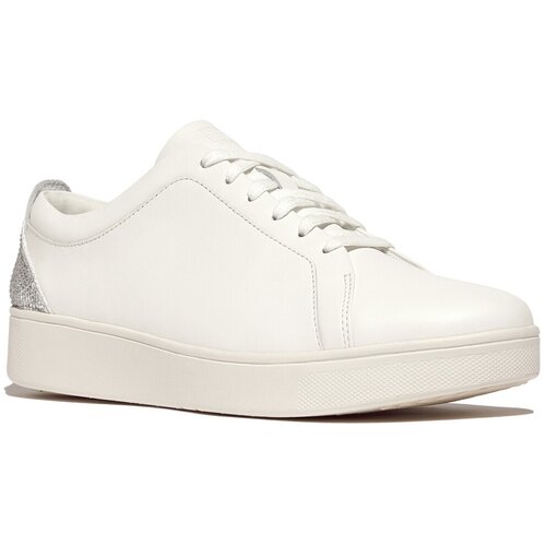 Fitflop Nizke superge RALLY CRYSTAL-BACKTAB LEATHER Bela Cene
