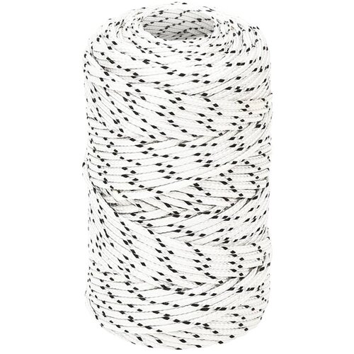 vidaXL Pleteni brodski konop bijeli 2 mm x 500 m poliesterski Cijene