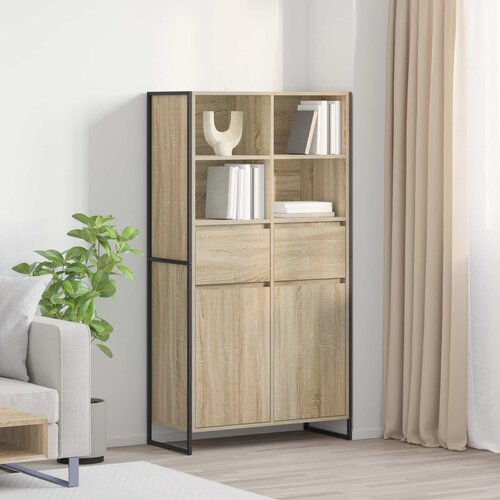  Kreveta 2 pcs Sonoma 81 x 36 x 150.5 cm Konstruirano drvo Cijene
