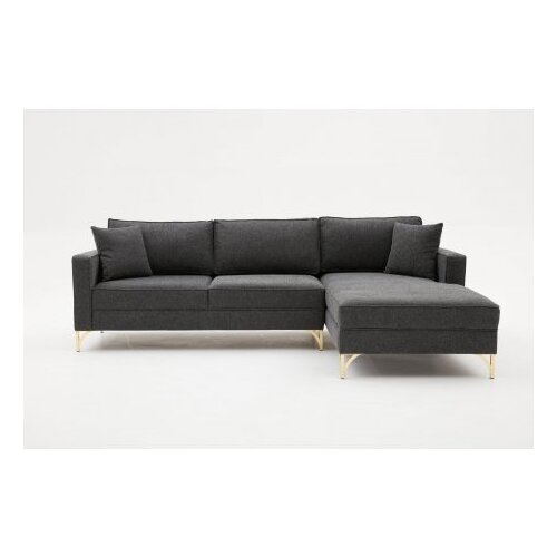  Ugaona garnitura Berlin Right Anthracite Gold Cene